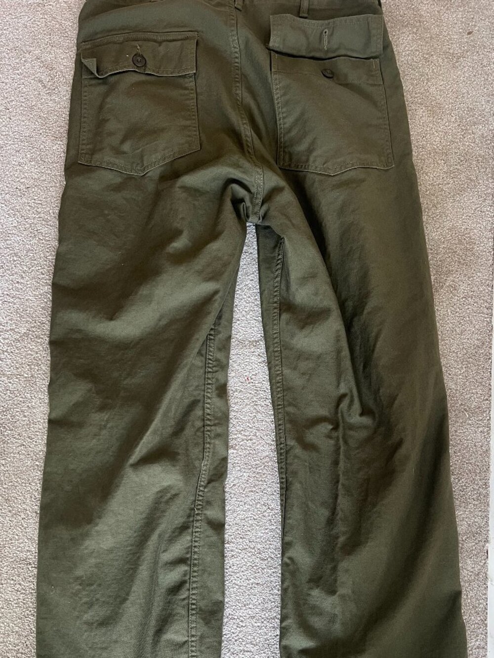 Bronson Mfg Vietnam War OG-107 Utility Fatigue Pants - Picture 2 of 3